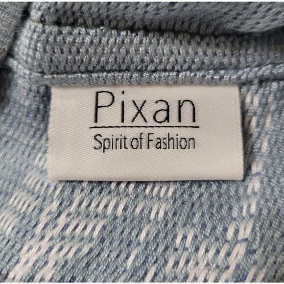 Pixan Light Blue Guatemalan Hand Woven Infinity Scarf - Picture 4 of 16